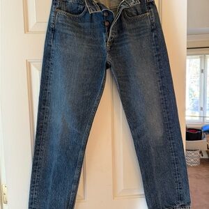 EUC Agolde Women's Blue Ankle Jeans Size 26 Parker Jean